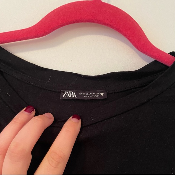 Zara Ruffle Sleeve Tshirt - Picture 4 of 8